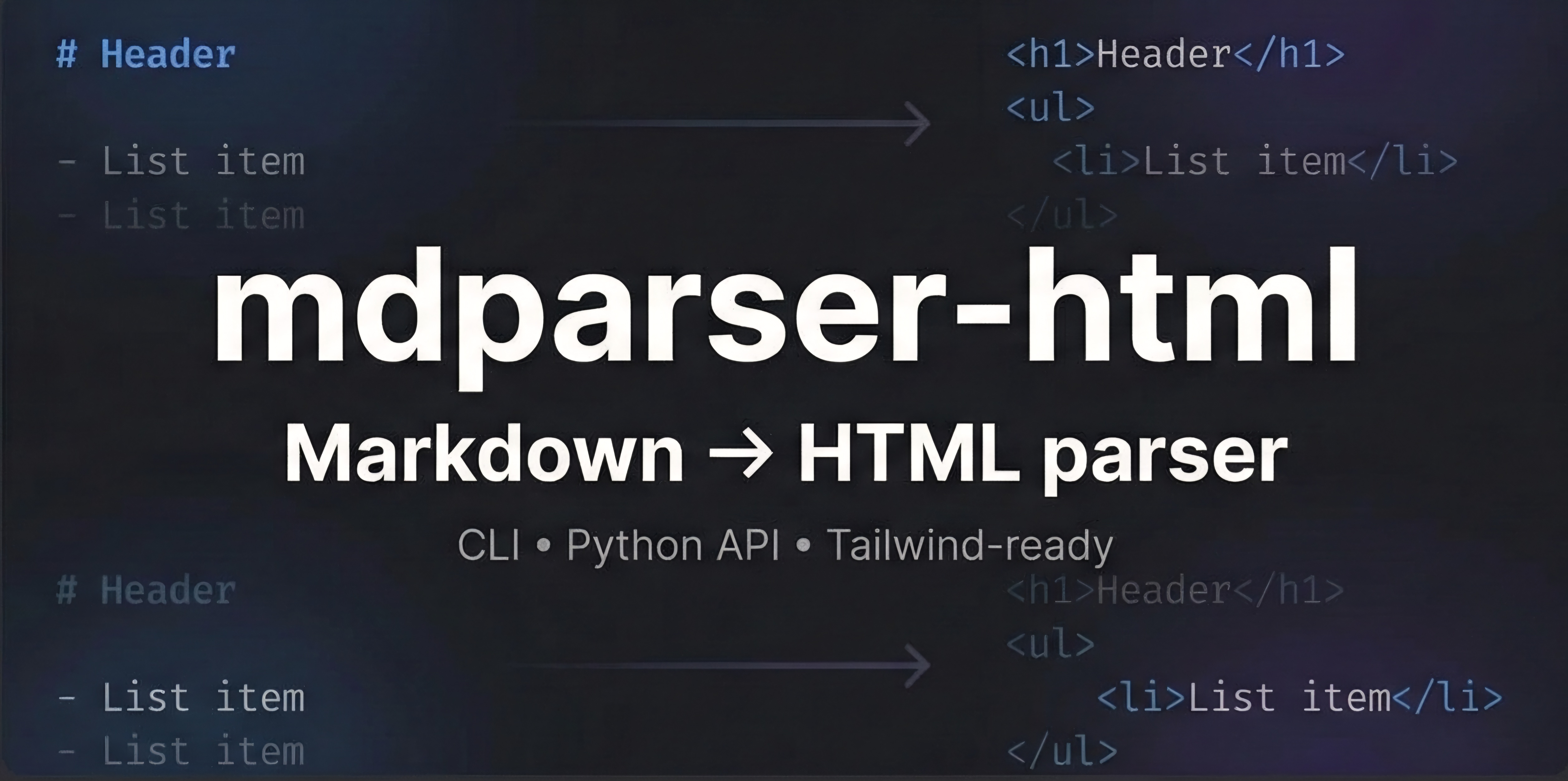 mdparser-html Logo